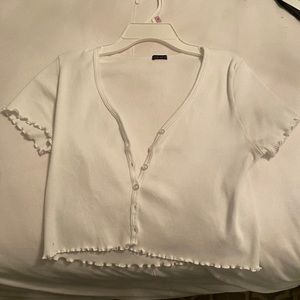 ON HOLD PLS DONT BUY brandy white button up